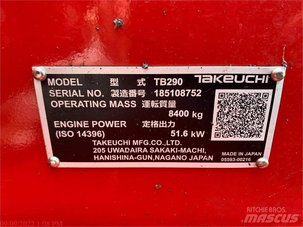 Takeuchi TB290 Bandgrävare