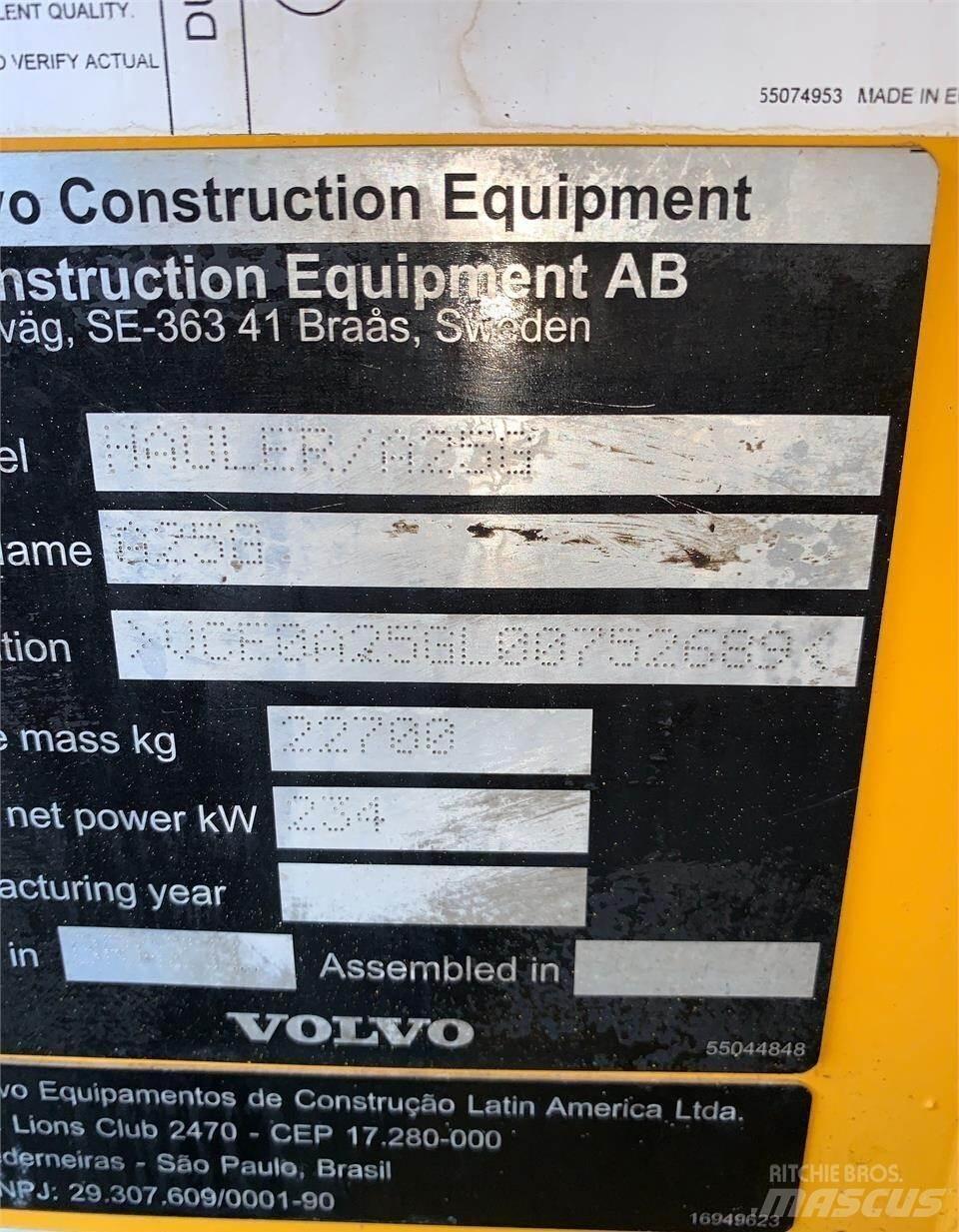 Volvo A25G Midjestyrd dumper