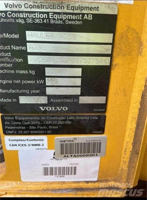 Volvo A25G Midjestyrd dumper