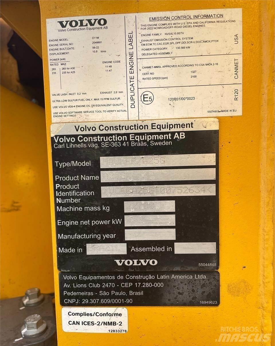 Volvo A25G Midjestyrd dumper