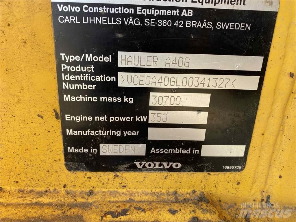 Volvo A40G Midjestyrd dumper