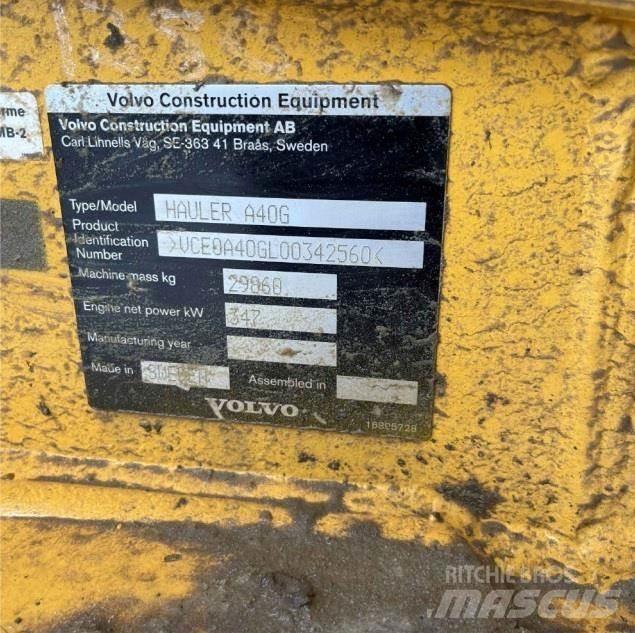 Volvo A40G Midjestyrd dumper