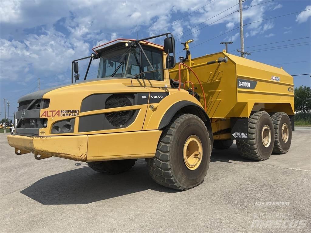 Volvo A40G Vattentankbilar