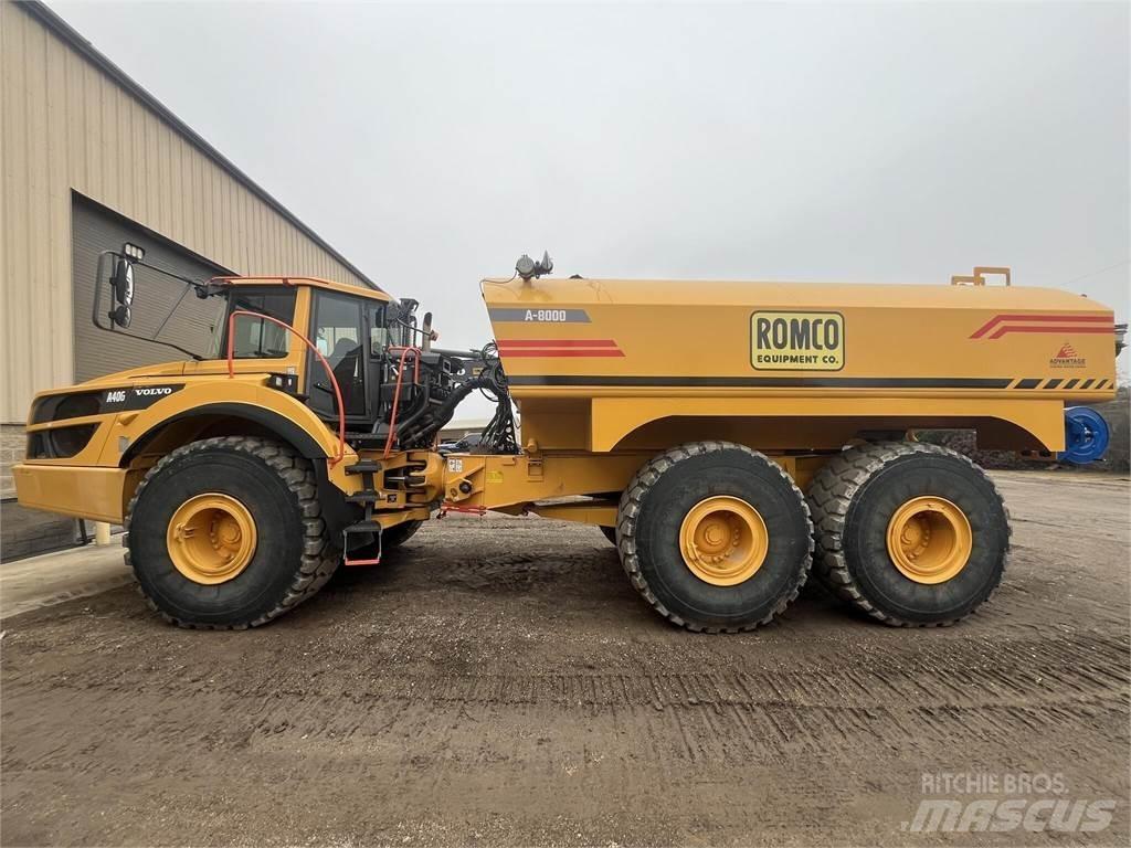 Volvo A40G Vattentankbilar