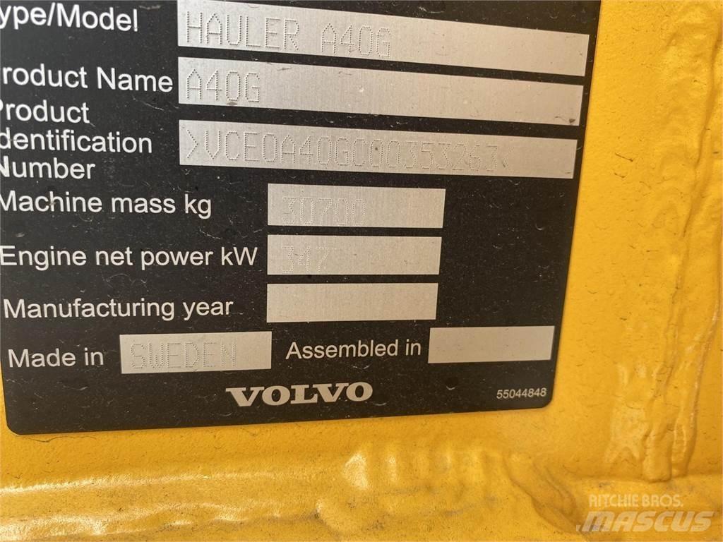 Volvo A40G Midjestyrd dumper