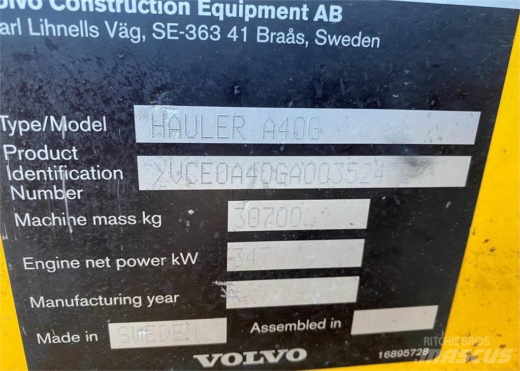 Volvo A40G Midjestyrd dumper