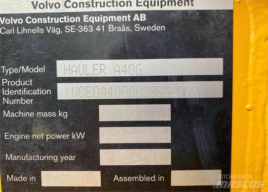 Volvo A40G Midjestyrd dumper