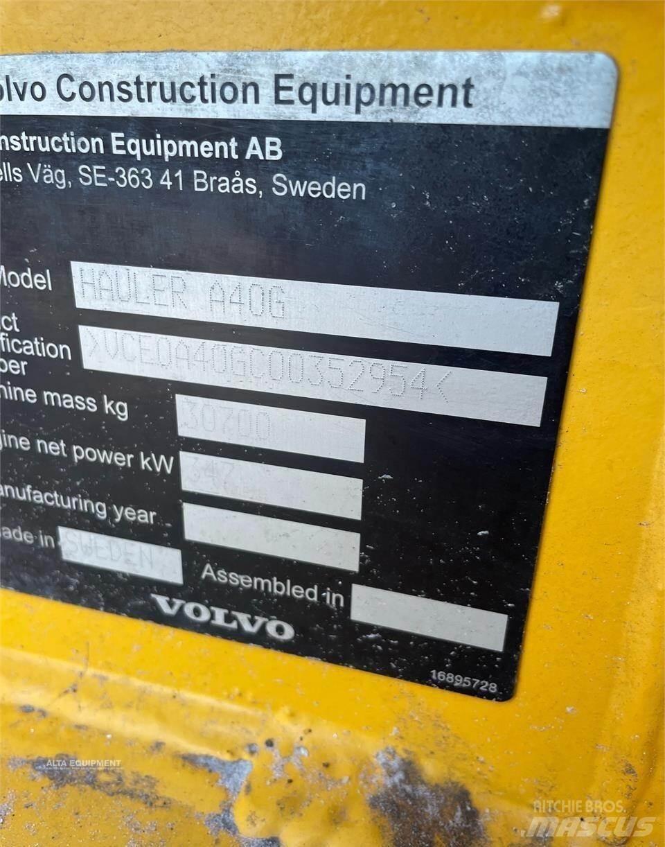 Volvo A40G Midjestyrd dumper