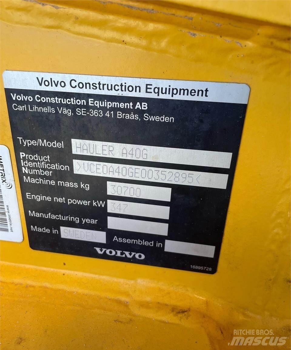 Volvo A40G Midjestyrd dumper