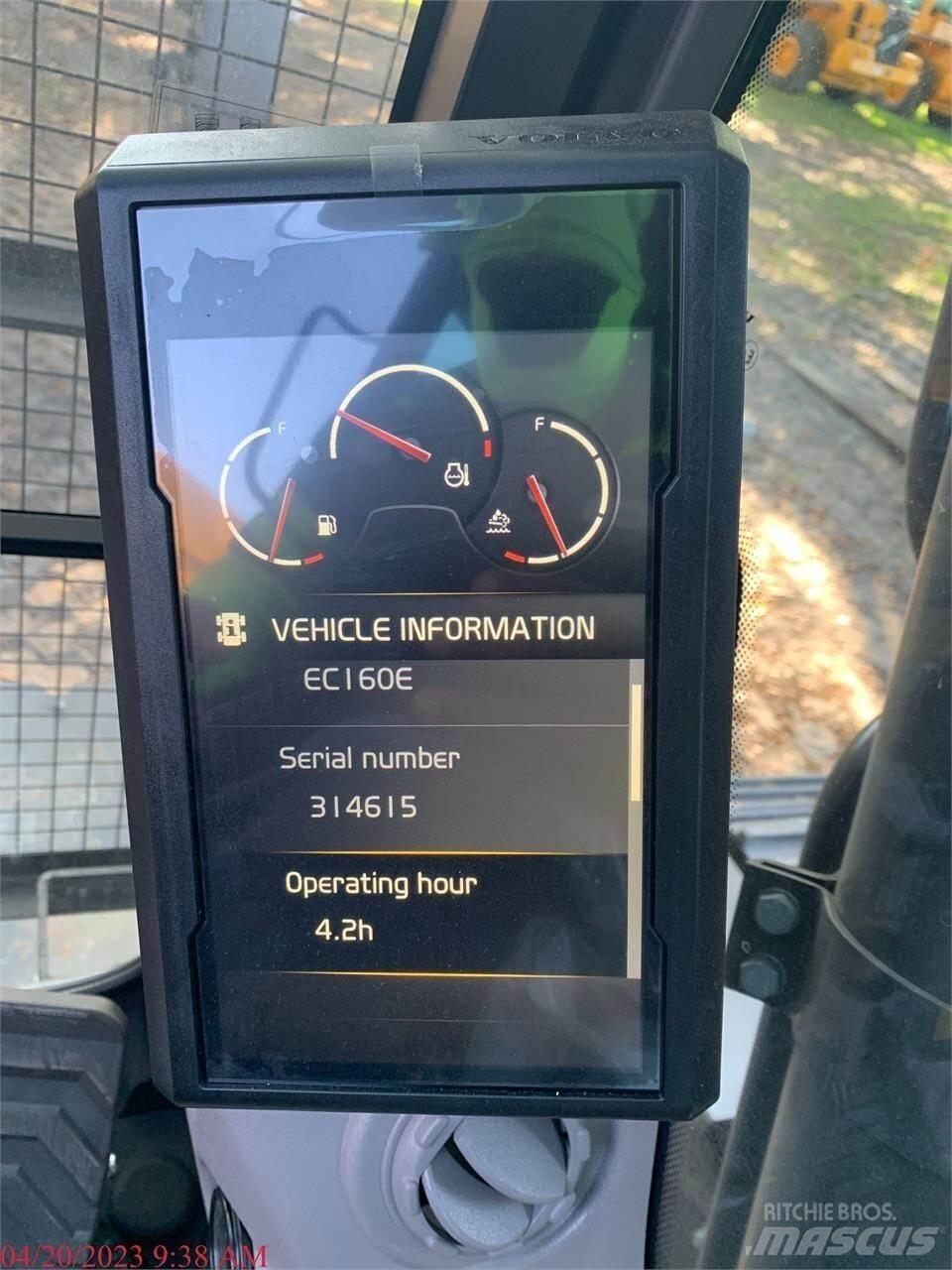 Volvo EC160EL Bandgrävare