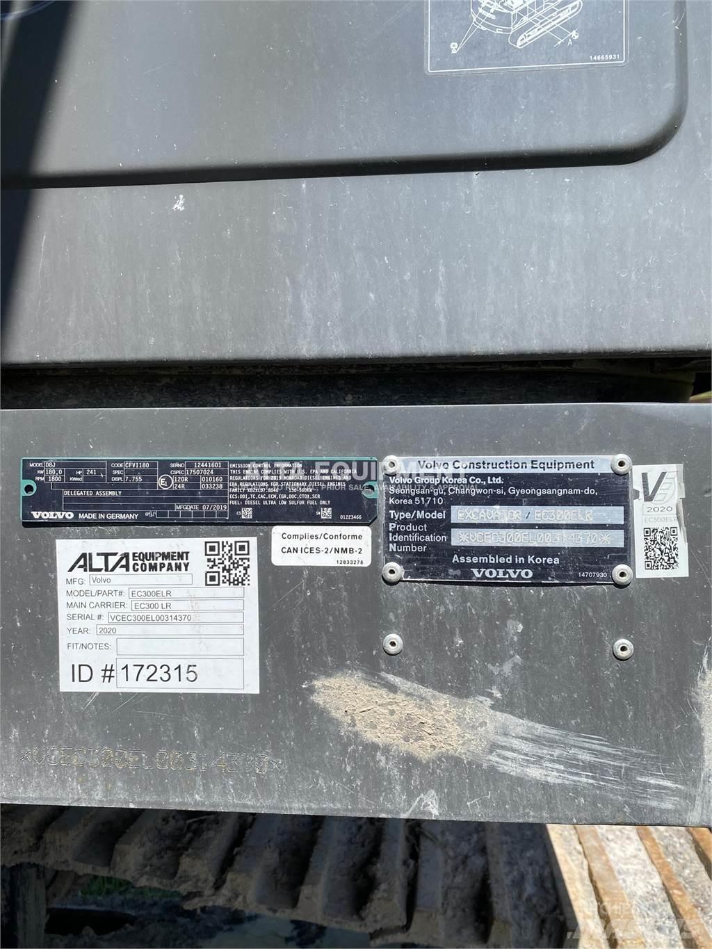 Volvo EC300E LR Bandgrävare