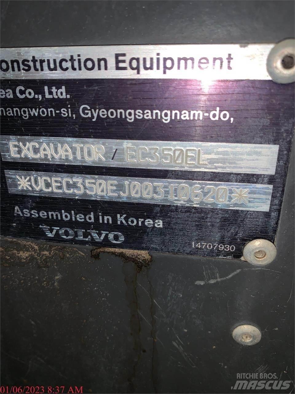 Volvo EC350EL Bandgrävare