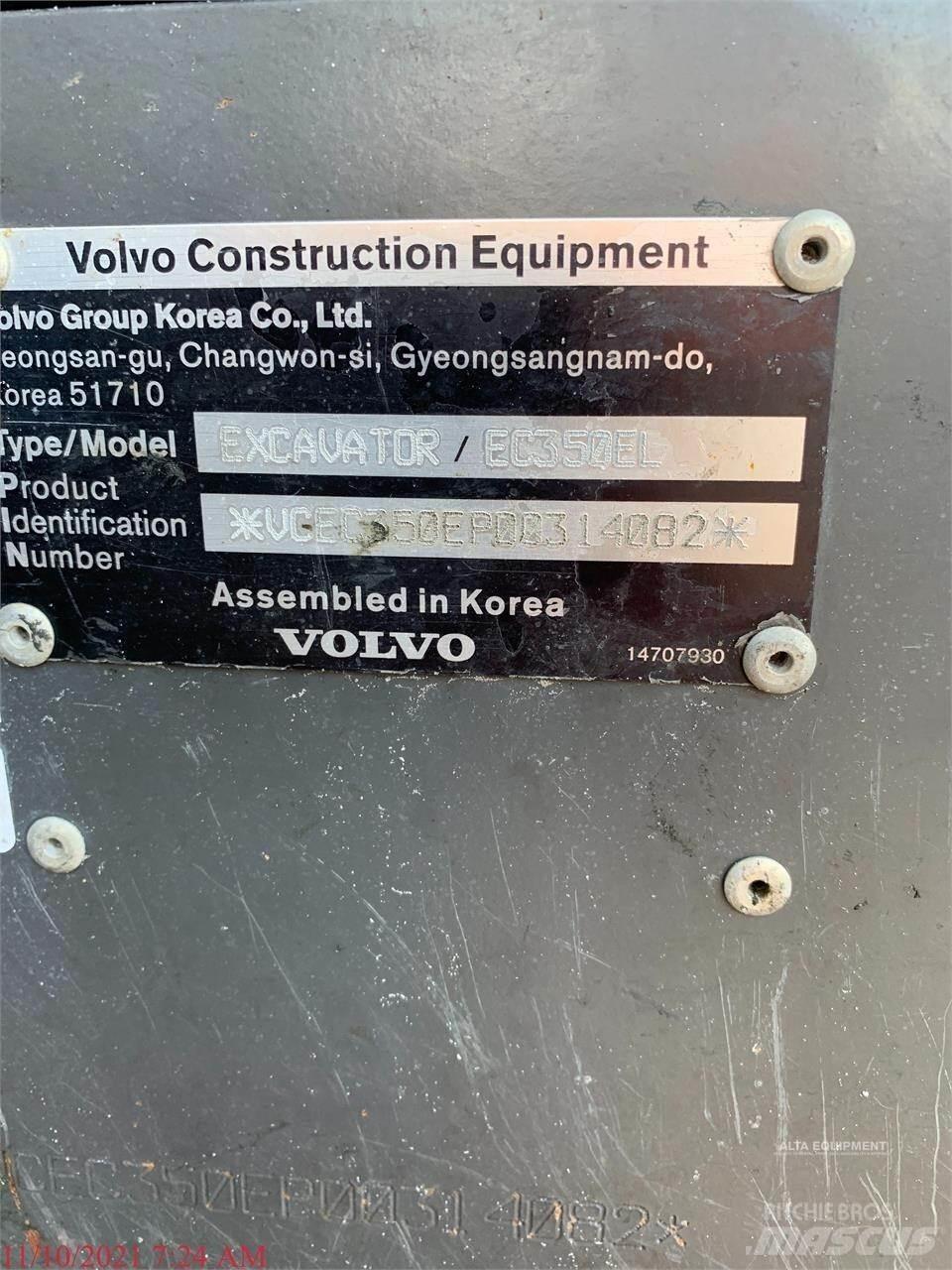Volvo EC350EL Bandgrävare