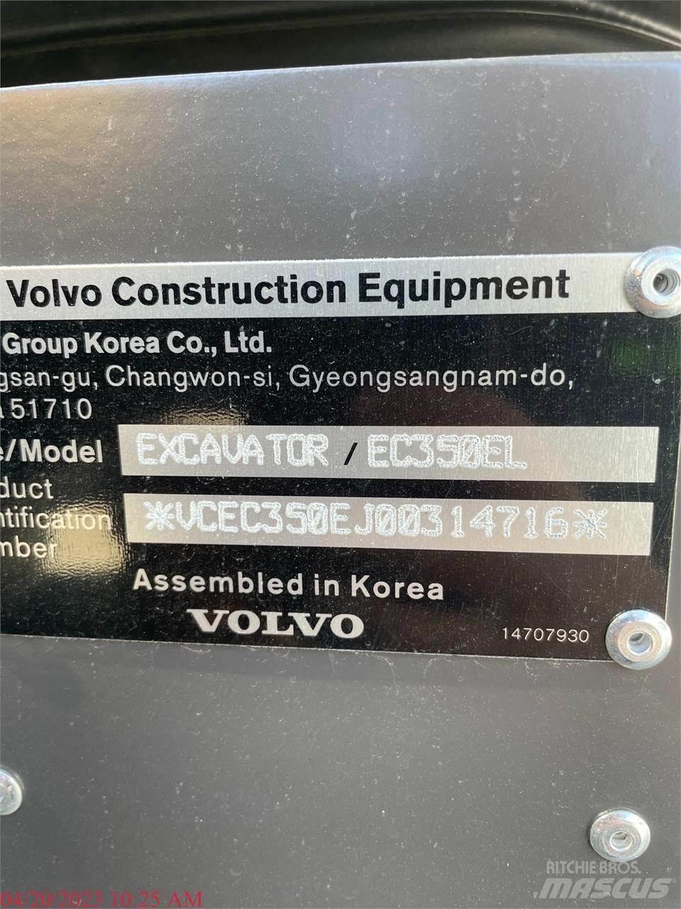 Volvo EC350EL Bandgrävare