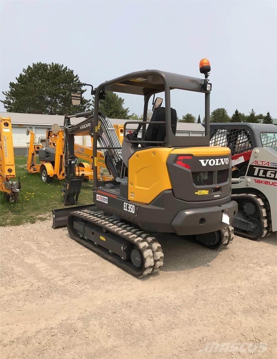 Volvo EC35D Minigrävare < 7t