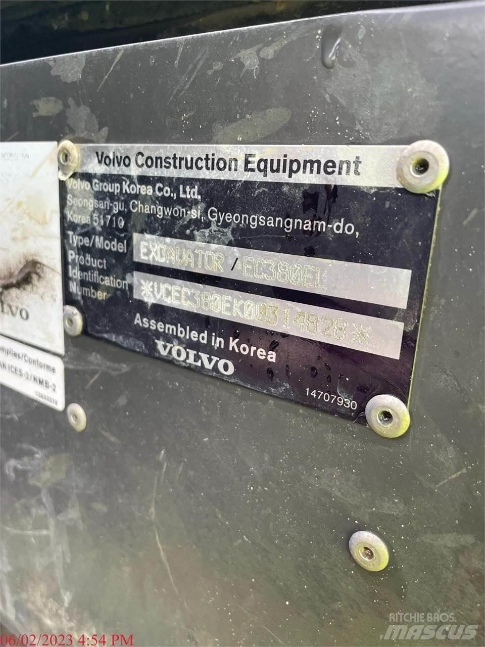 Volvo EC380EL Bandgrävare