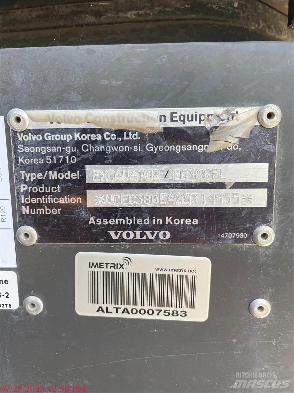 Volvo EC380EL Bandgrävare