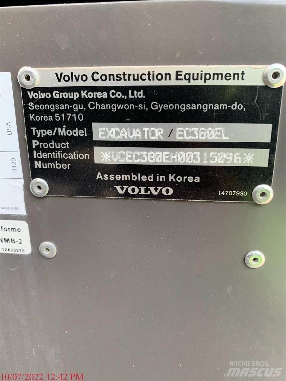Volvo EC380EL Bandgrävare