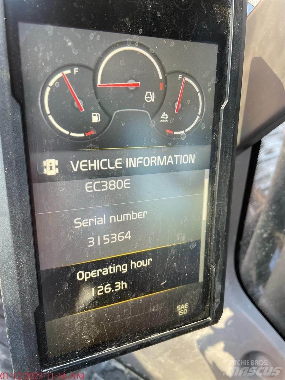 Volvo EC380EL Bandgrävare