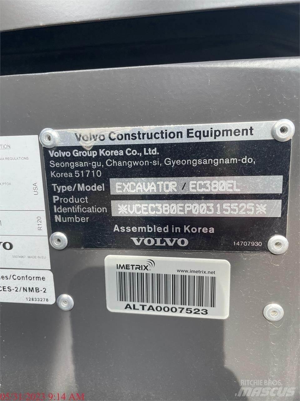 Volvo EC380EL Bandgrävare