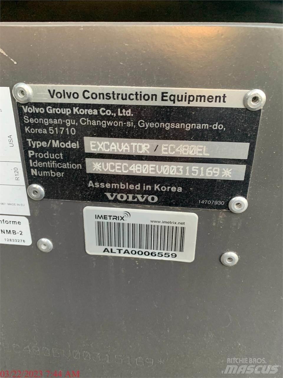 Volvo EC480EL Bandgrävare