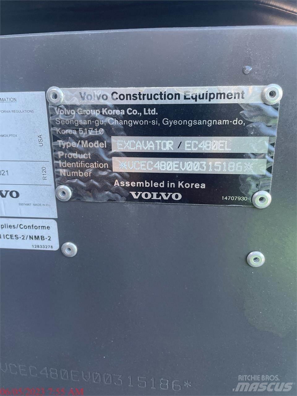 Volvo EC480EL Bandgrävare