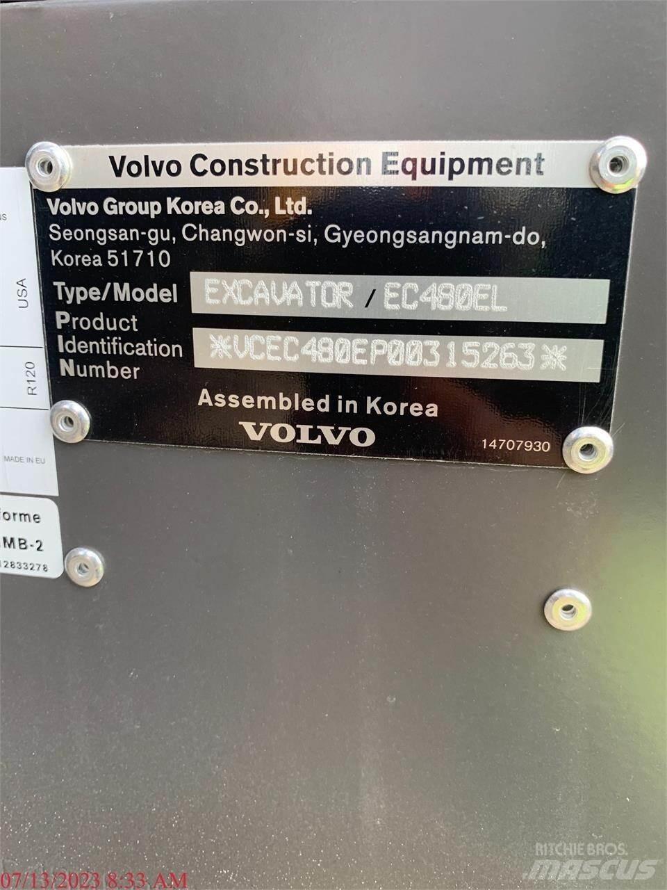 Volvo EC480EL Bandgrävare