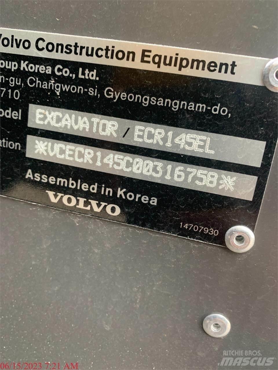 Volvo ECR145EL Bandgrävare