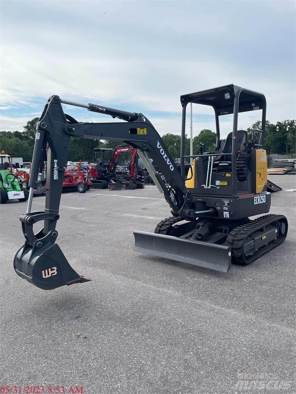 Volvo ECR25D Minigrävare < 7t