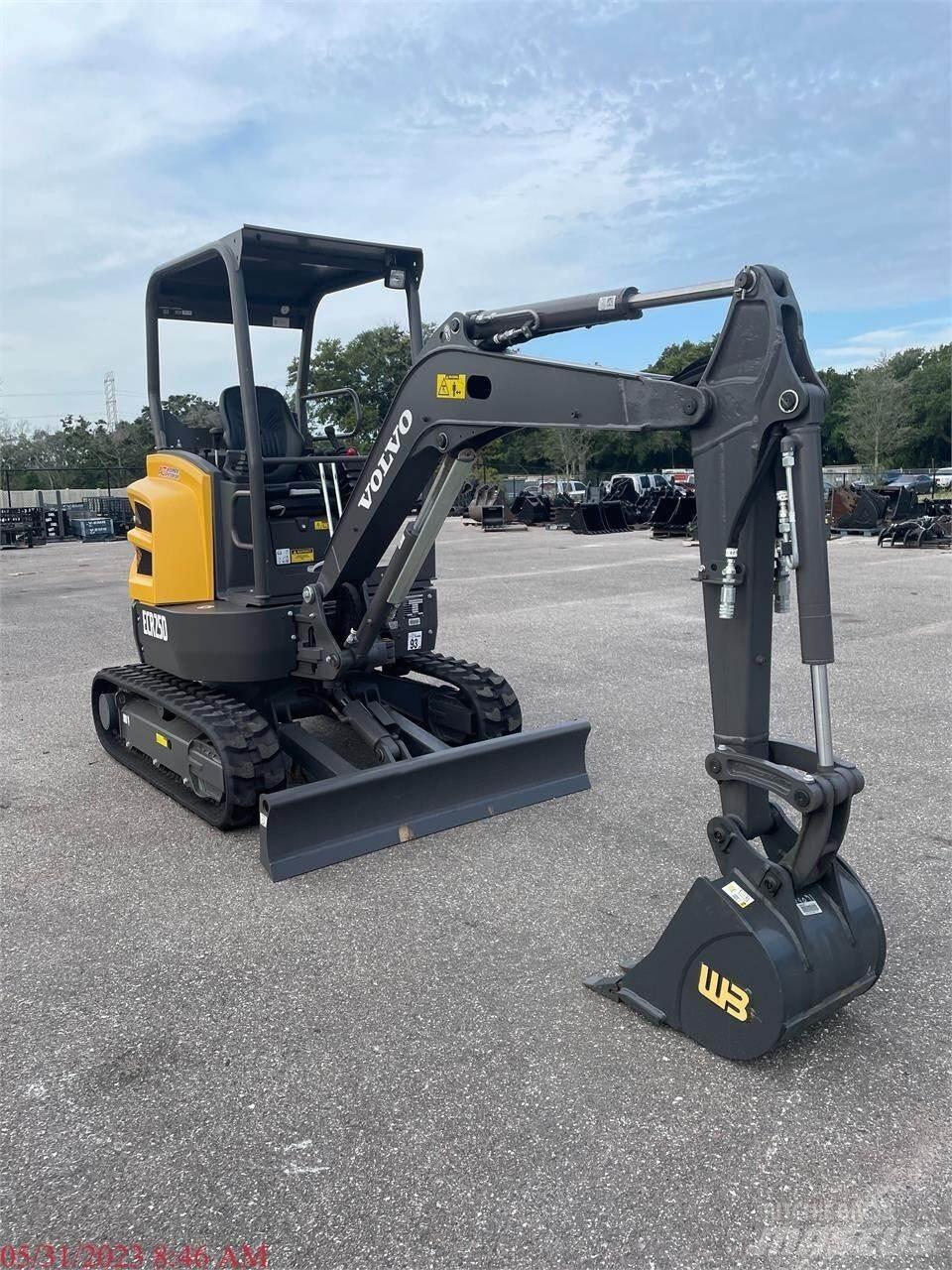 Volvo ECR25D Minigrävare < 7t
