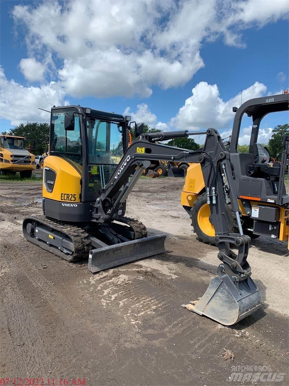 Volvo ECR25D Minigrävare < 7t