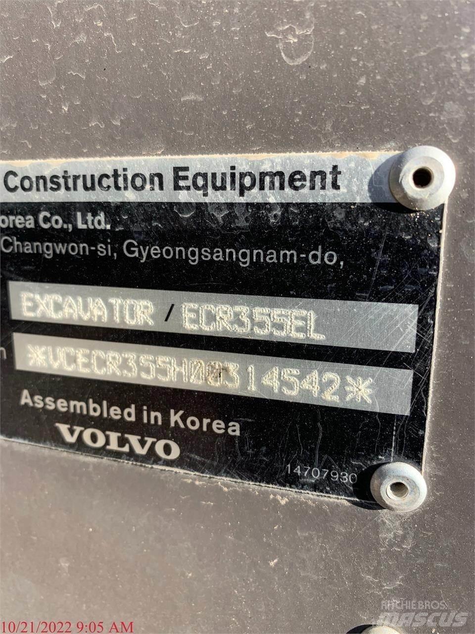 Volvo ECR355EL Bandgrävare