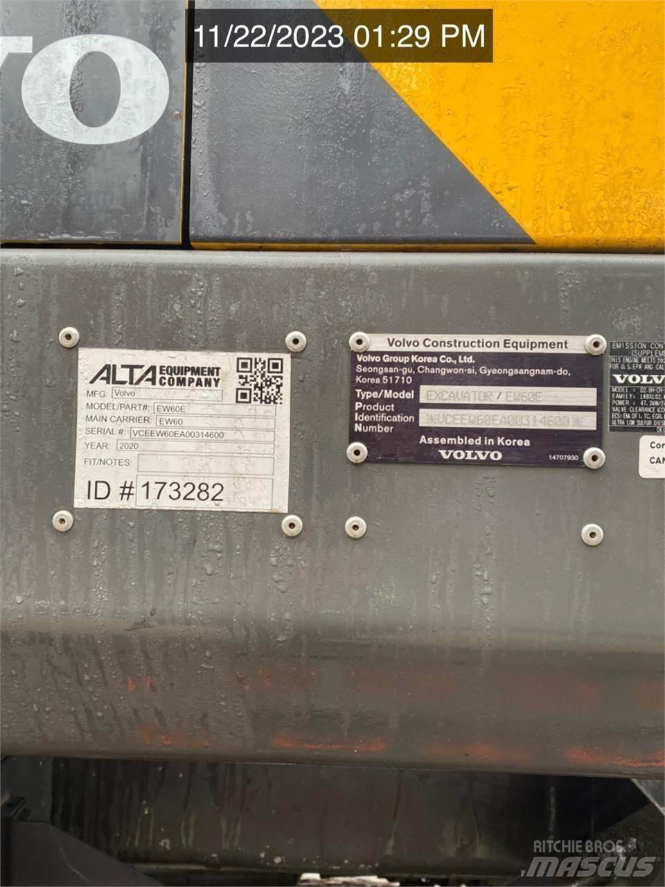 Volvo EW60E Hjulgrävare