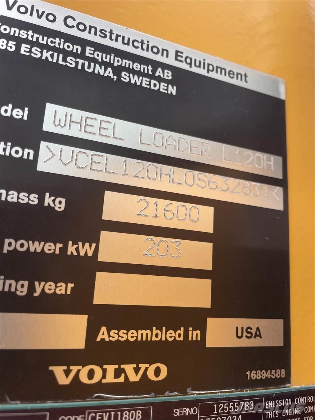 Volvo L120H Hjullastare