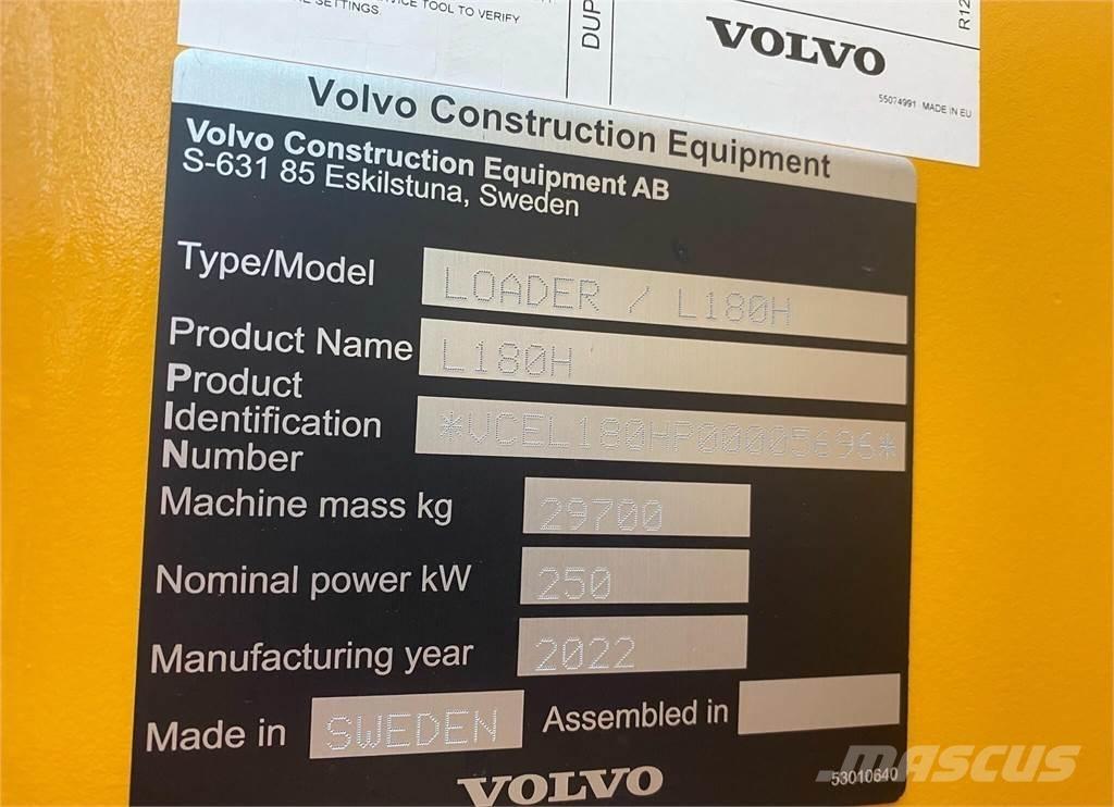 Volvo L180H Hjullastare