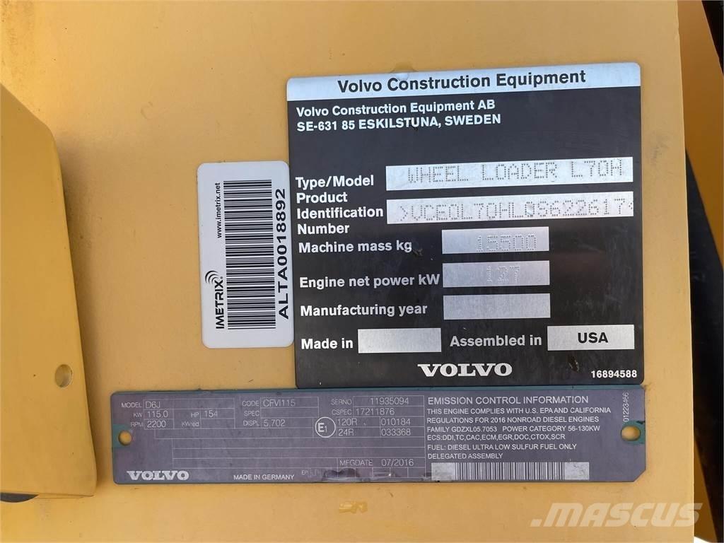 Volvo L70H Hjullastare
