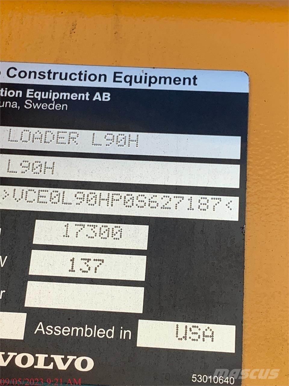 Volvo L90H Hjullastare