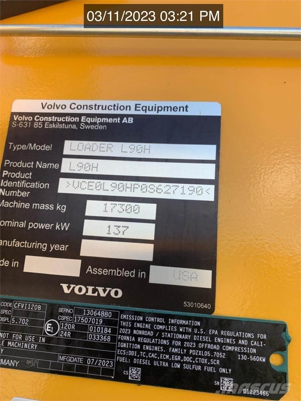Volvo L90H Hjullastare