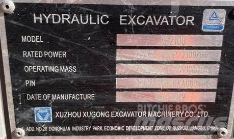 XCMG XE210U Bandgrävare
