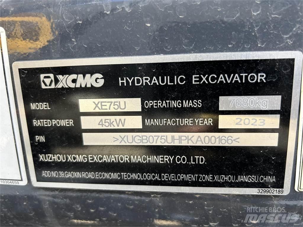 XCMG XE75U Bandgrävare