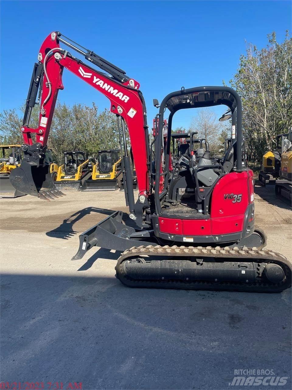 Yanmar VIO35-6A Minigrävare < 7t