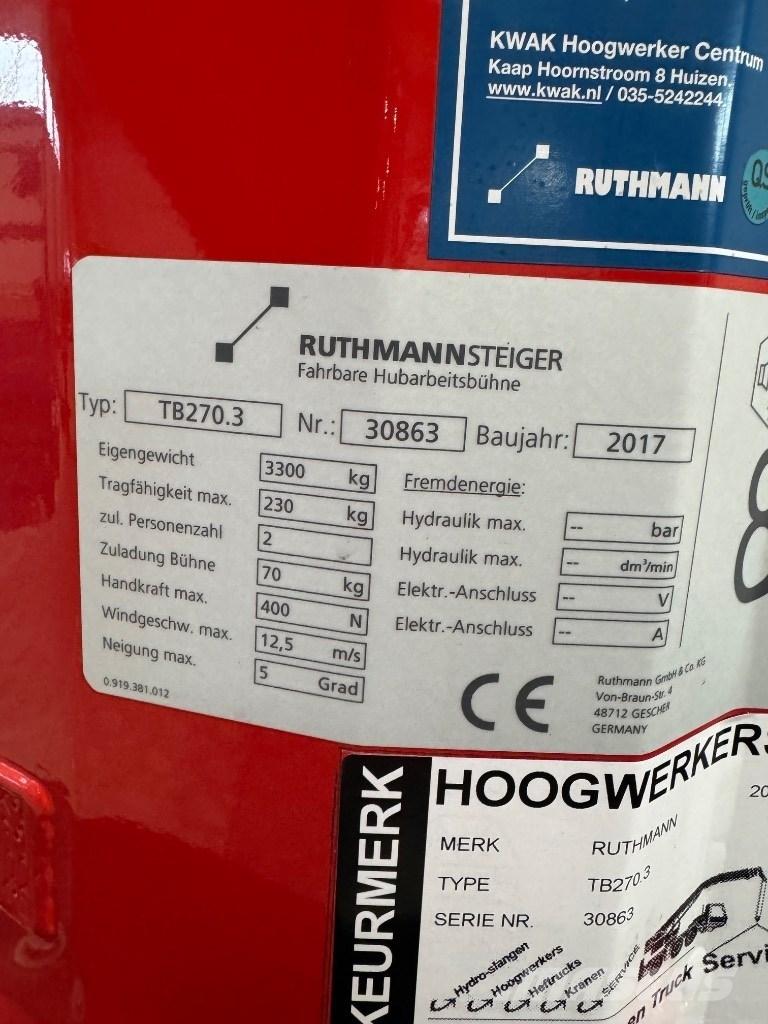 Ruthmann TB 270 Billyftar