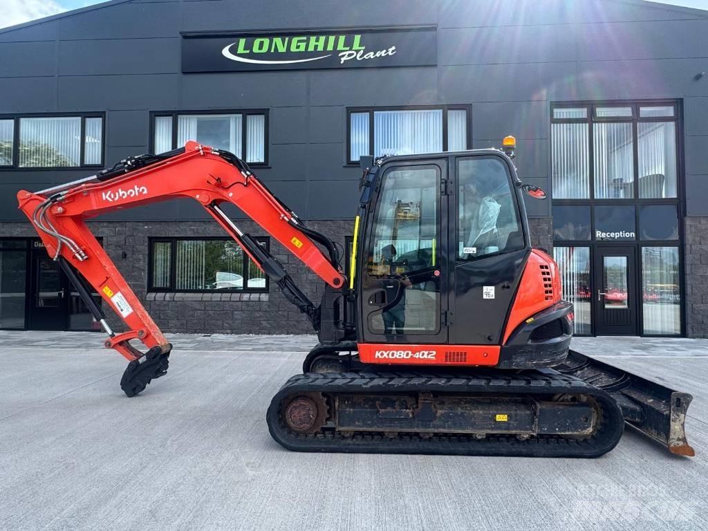 Kubota KX 080-4 Midigrävmaskiner 7t - 12t