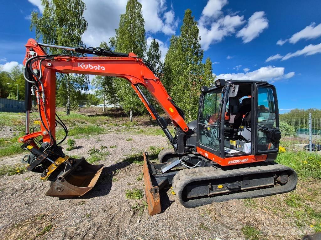 Kubota KX 080-4 Midigrävmaskiner 7t - 12t