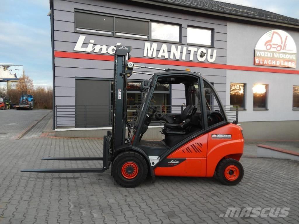 Linde H35T-02 Gasolmotviktstruckar