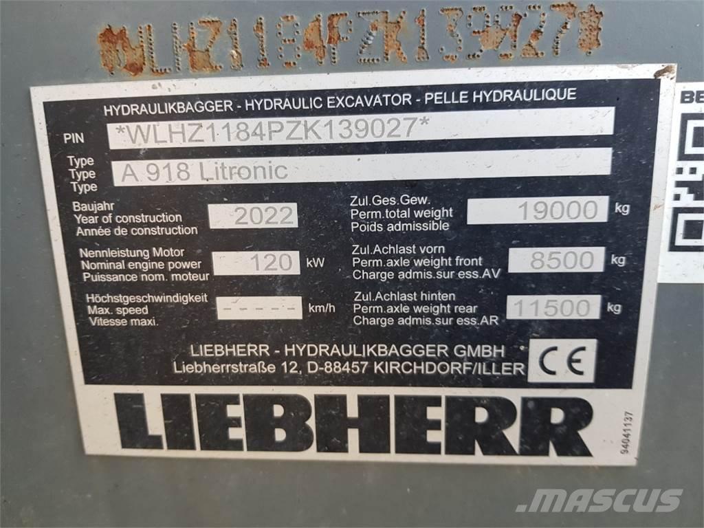 Liebherr A918 Hjulgrävare