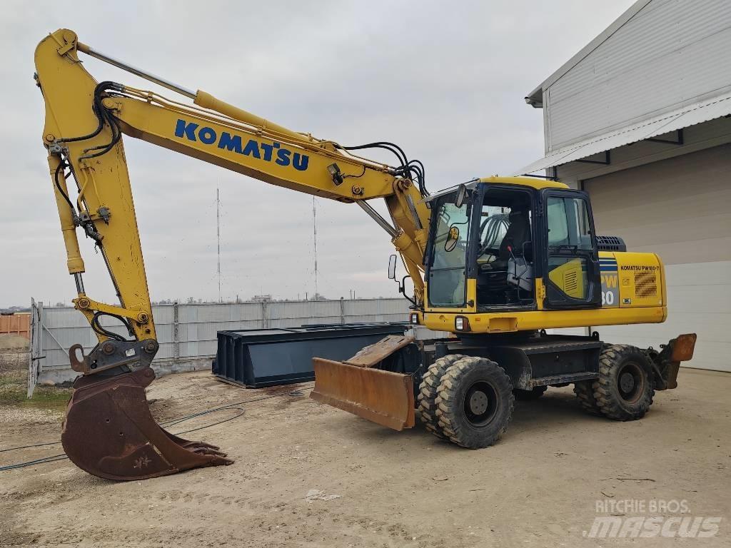 Komatsu PW 180-7EO Hjulgrävare