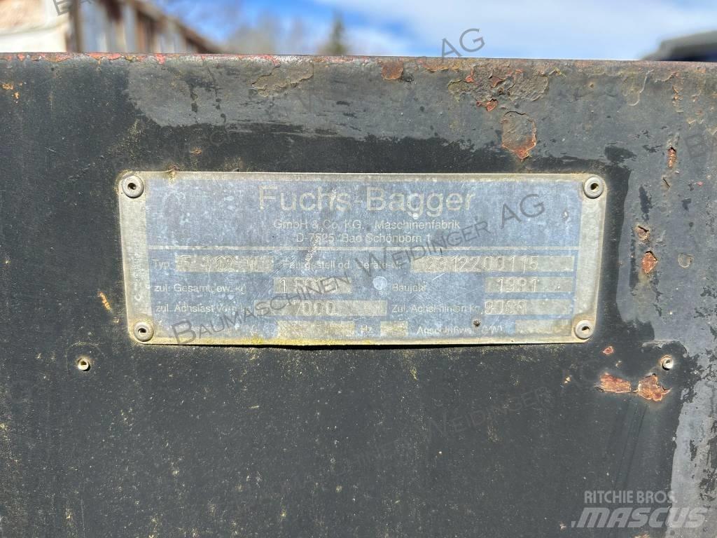 Fuchs F 112M Grävmaskiner med släpskopa