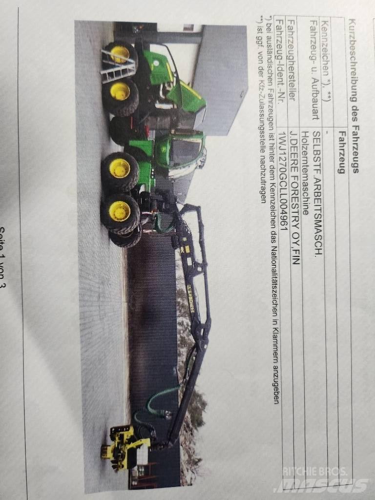 John Deere 1270 G Skördare