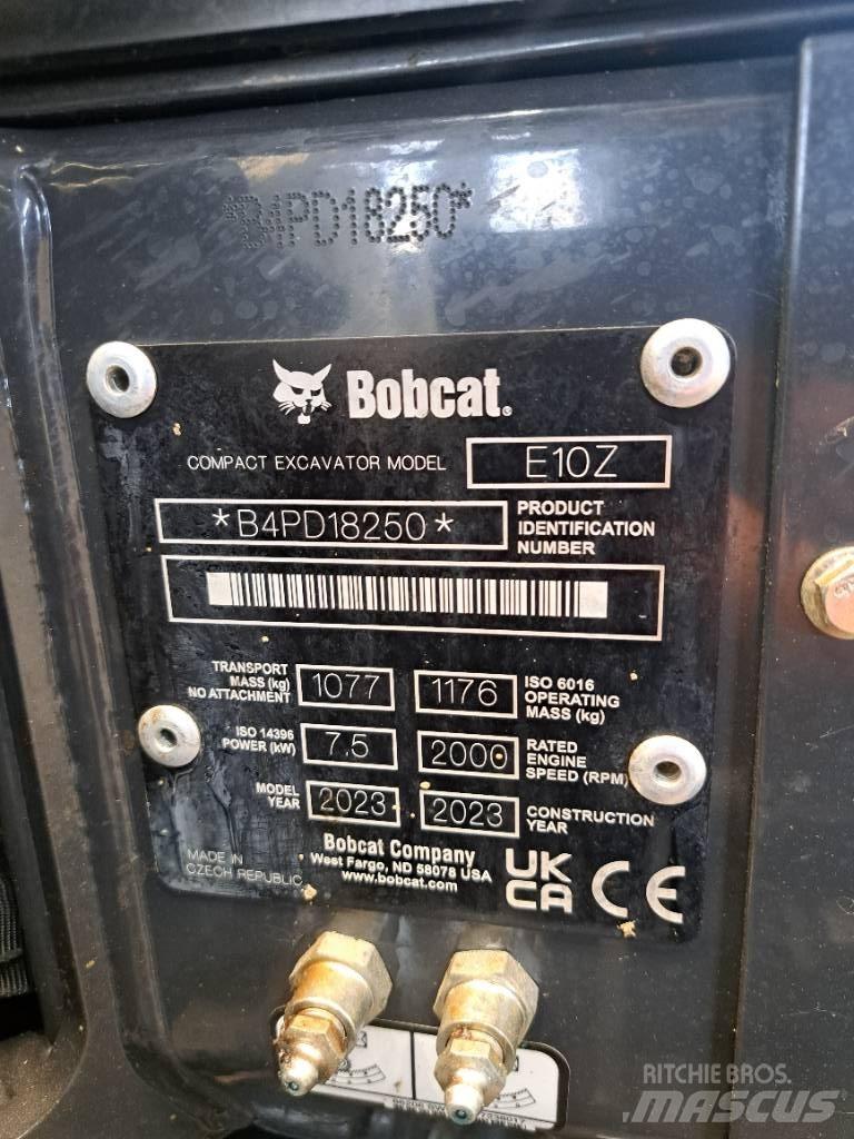 Bobcat E10Z Minigrävare < 7t